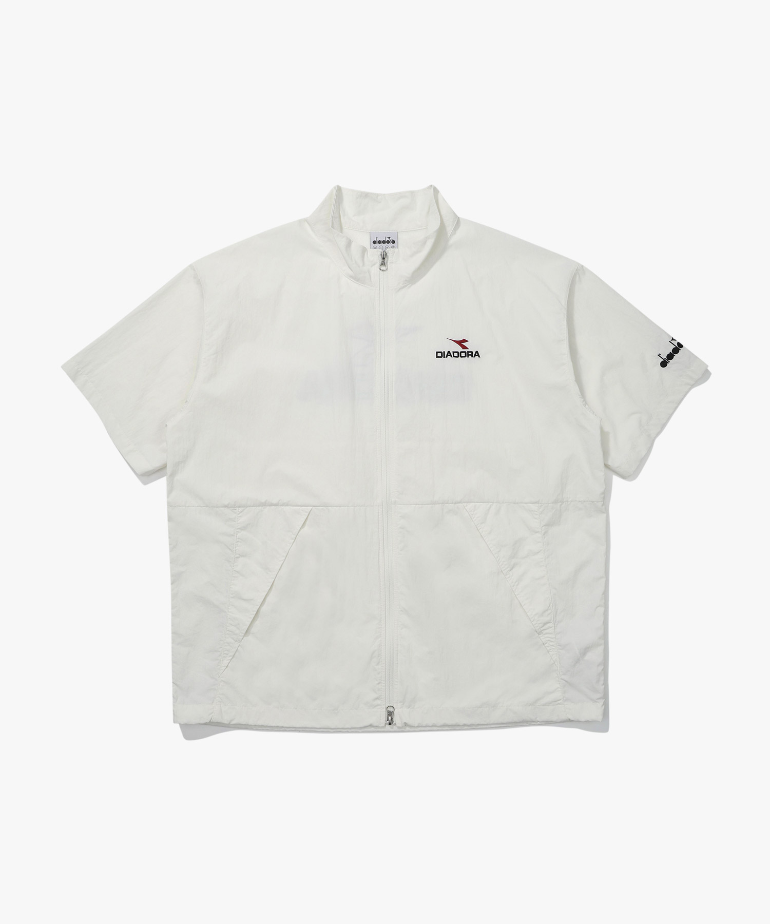 Comfy куртка полная молния с коротким рукавом Off White