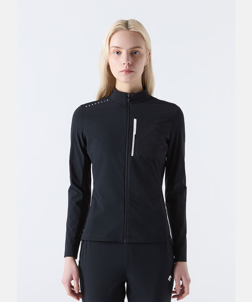 Охлаждающая трикотажная куртка для тренировок Black (SQ223TFT41)