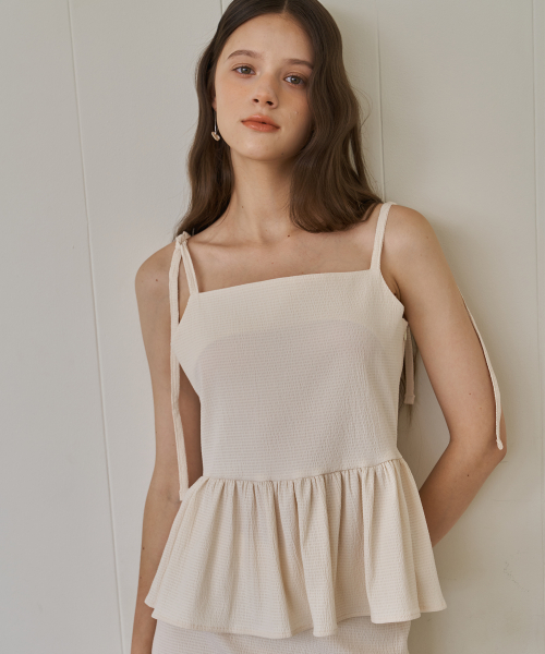 BON BON SLEEVELESS BLOUSE_YE