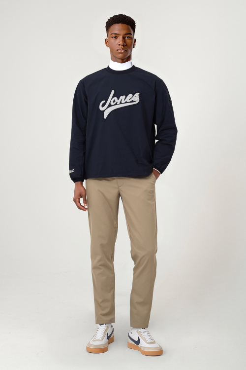 [WAAC X JONES] Men s Curved Logo Pullover_WMUAS25171NYX