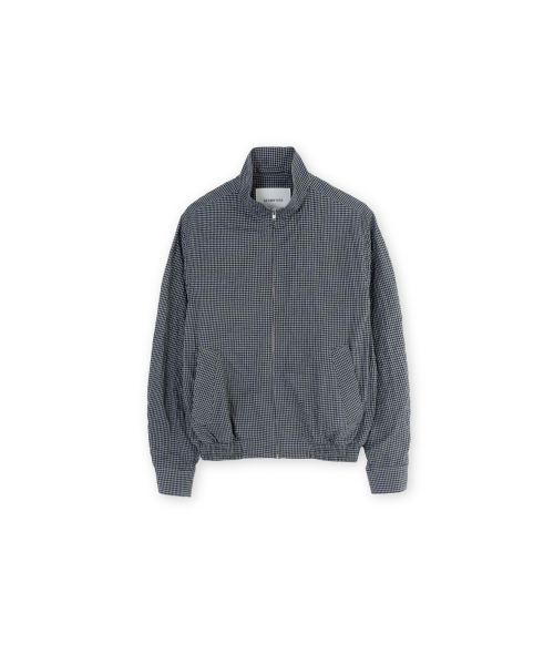 W Organic Cotton Stand воротник Blouson, серый Check
