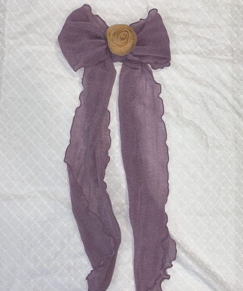 【LOULOUSEOUL】My Rose Scarf (Purple) 루루서울(LOULOUSEOUL) My Rose Scarf (Purple) - 사이즈 & 후기