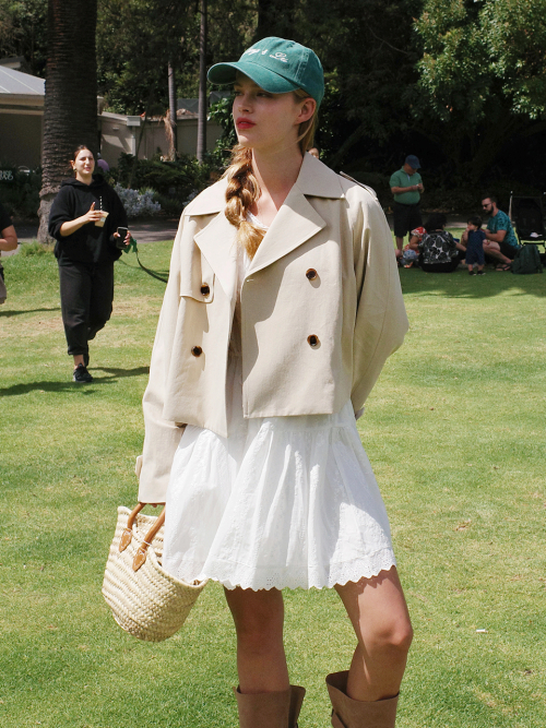 Короткий тренч ROY Short Trench Jacket_Light Beige