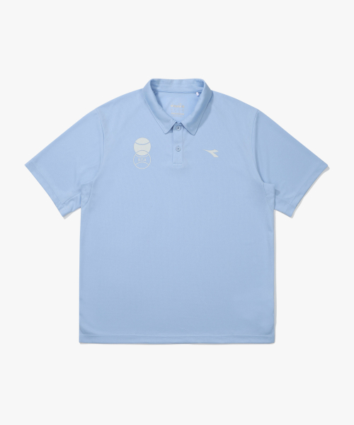 Теннисное поло с коротким рукавом Technical Wing BLUE