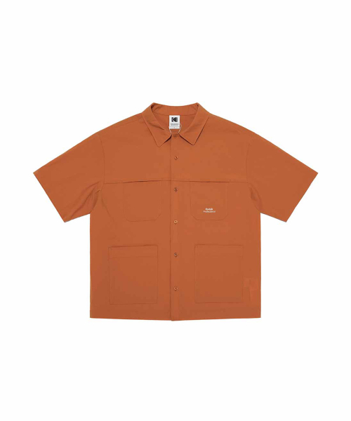 Легкая рубашка-куртка Mailer Essential с коротким рукавом ORANGE