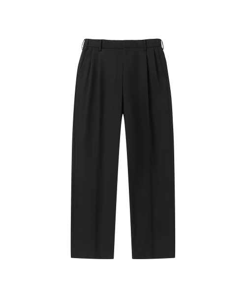 Классические брюки Two Tuck Regular Fit_Black