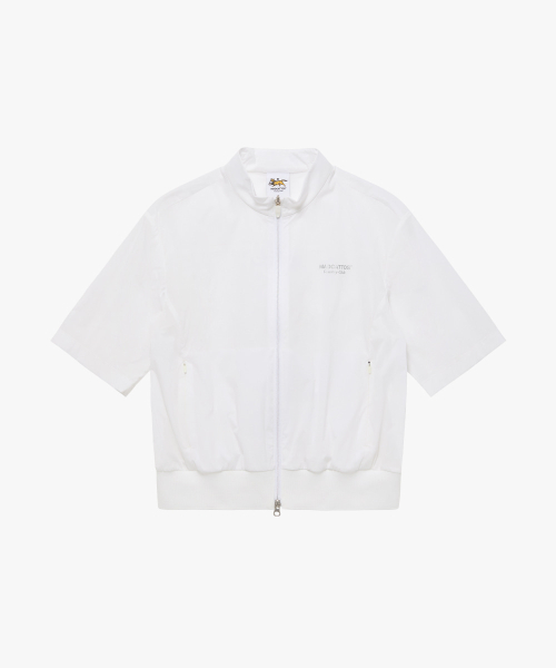 MCC W S/S ZIP-UP JACKET-OFF WHITE