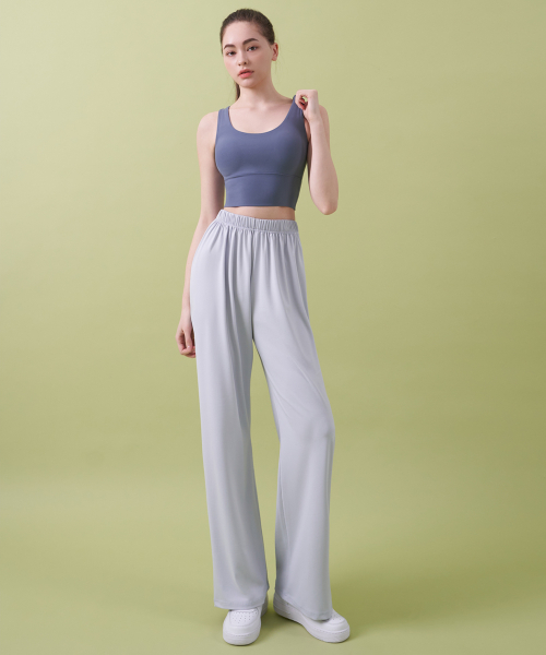 Свободные широкие брюки Soft Relaxed Fit Light Grey (стандарт/длинные)