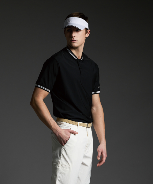 FIELD ROUND POLO BLACK