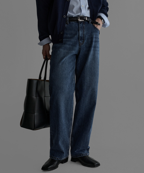 Полуширокие джинсы Cone Denim Mid Indigo
