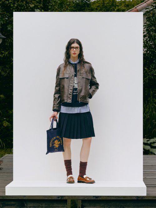 FAUX LEATHER ZIP-UP_BROWN