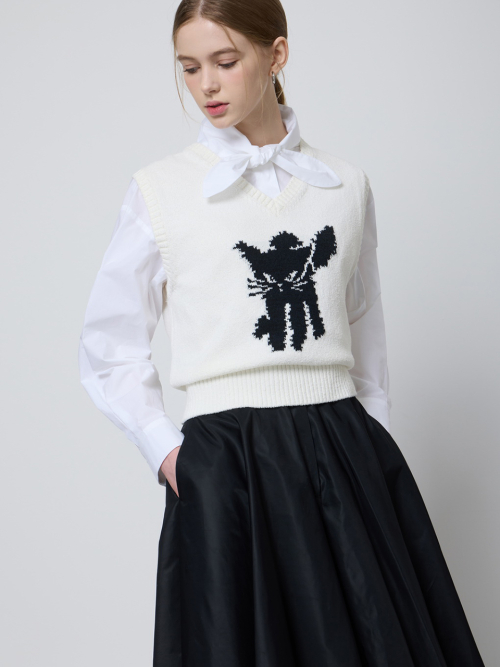 MITCHI VEST_IVORY