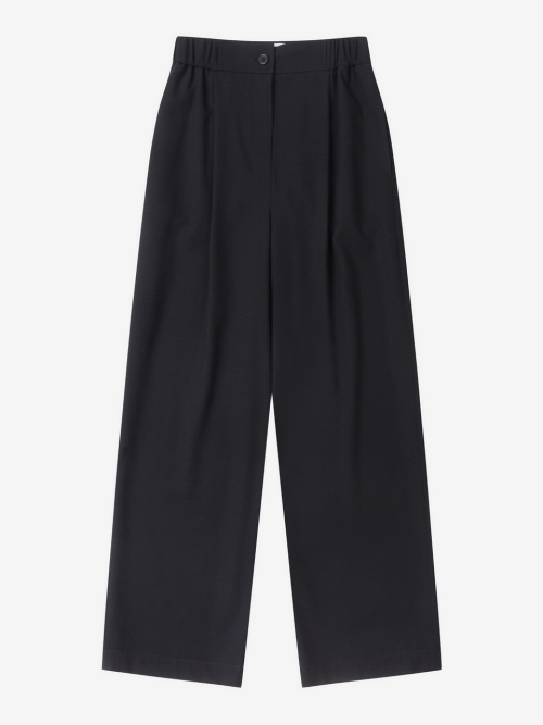WIDE LONG TROUSER_BLACK
