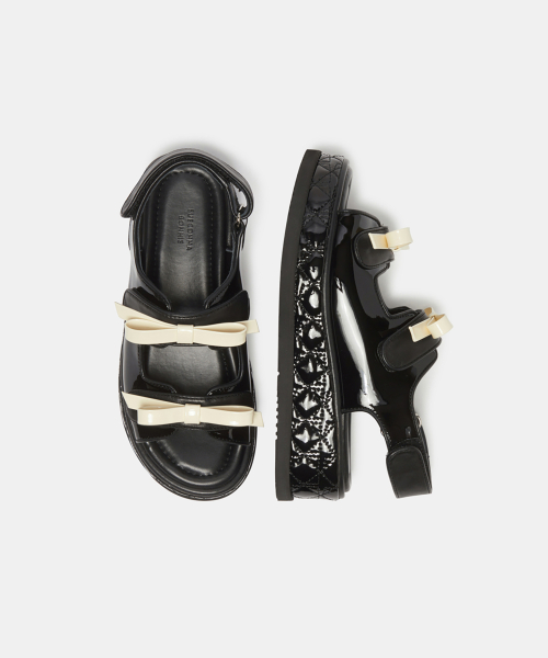 ★SUECOMMA BONNIE★ Frangia polygon sandalblack DG2AM25032BL 슈콤마보니(SUECOMMA BONNIE) Frangia polygon sandal(black)_