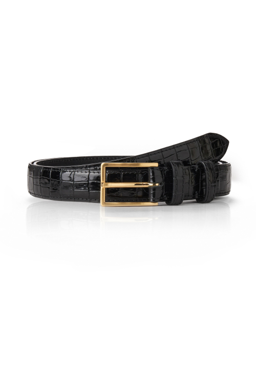 431 Leather Belt - Black