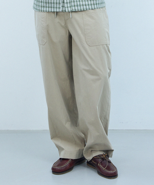 CROP BALLOON PANTS [BEIGE]