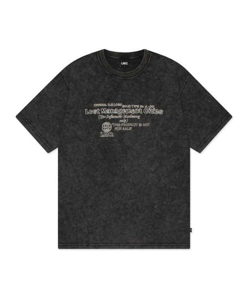 ★ LMC★ ACID WASHED DOODLE LOGO TEE black 0LM45STS192BLK 엘엠씨(LMC) ACID WASHED DOODLE LOGO TEE black - 사이즈