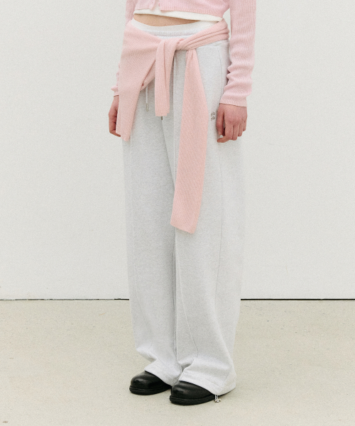 NUBASIC JOGGER PANTS LIGHT GRAY