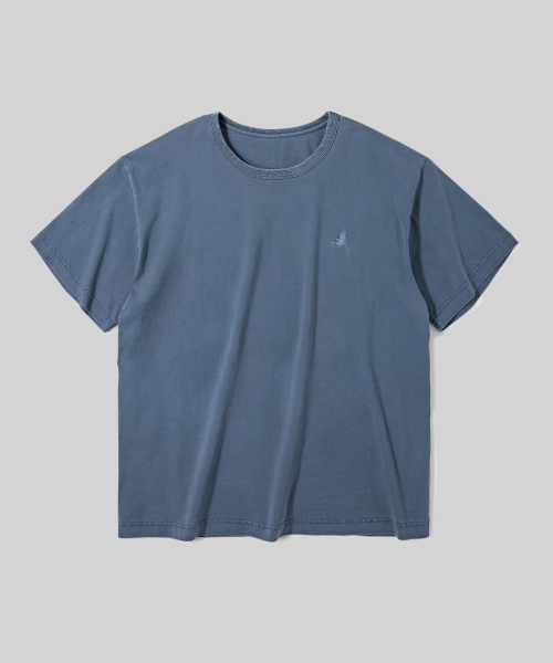 버던트() 오리지널 버드 로고자수 티셔츠 [가먼트블루] 상품 이미지