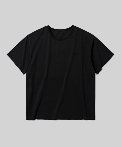 버던트() 오리지널 버드 로고자수 티셔츠 [가먼트블랙] 상품 이미지