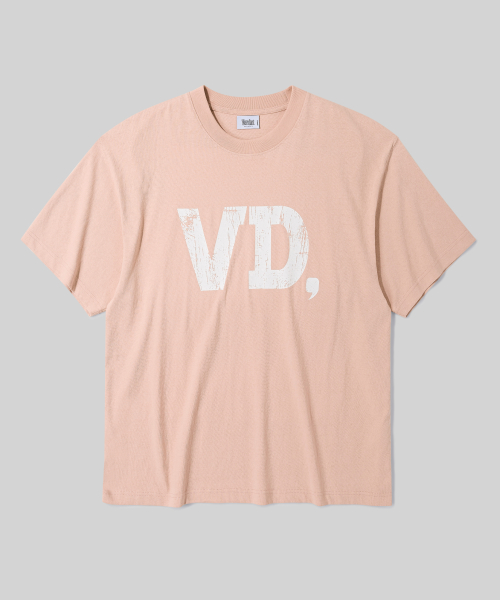 버던트() 베이직 버던트 로고 반소매 티셔츠 [핑크] 상품 이미지