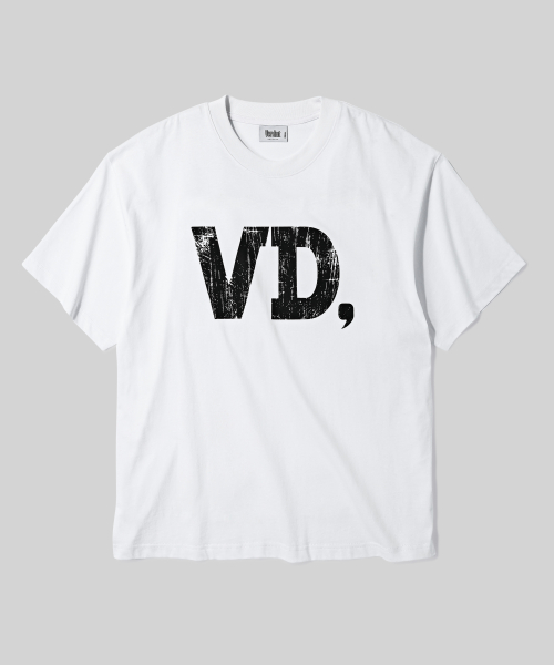 버던트() 베이직 버던트 로고 반소매 티셔츠 [화이트] 상품 이미지