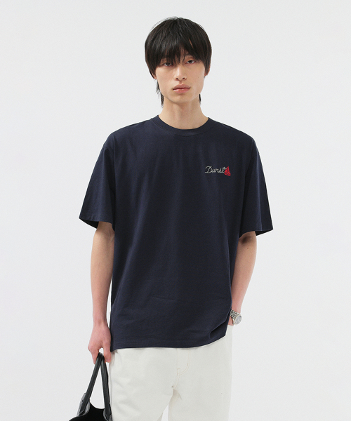 주식회사 씨티닷츠 [던스트 포 맨] MARINE LOGO T-SHIRT_UNISEX_UDTS5B135_FRENCH NAVY UDTS5B135N2_M
