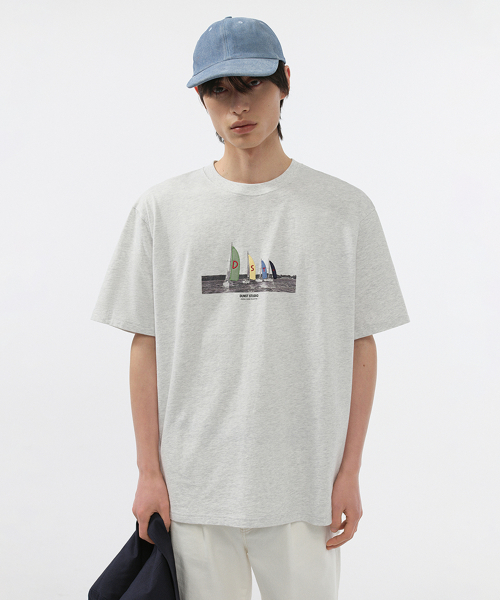 던스트 포 맨(DUNST FOR MEN) APPLIQUE YACHT T