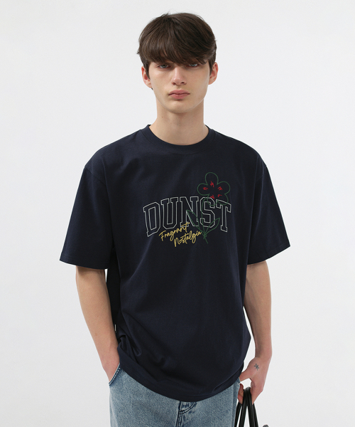 주식회사 씨티닷츠 [던스트 포 맨] DRAWING BLOOM T-SHIRT _UNISEX_UDTS5B126_FRENCH NAVY UDTS5B126N2_M