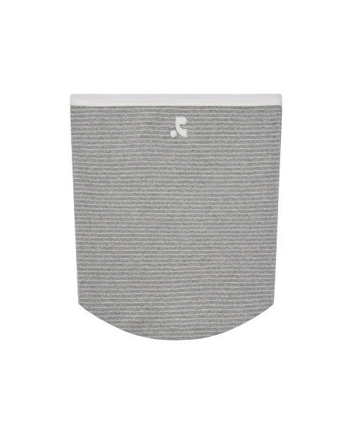 STRIPE TUBE TOP - LIGHT GREY