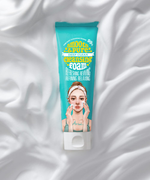 아리얼() 스무스 앤 퓨어 딥 클린 클렌징 폼 120ml 상품 이미지
