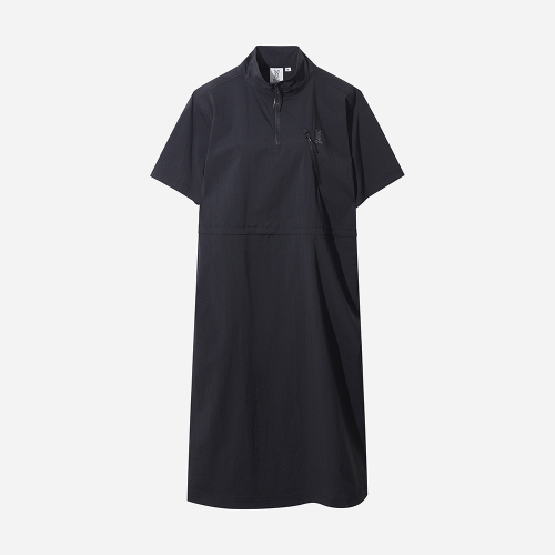 아이스클래쉬 스탠넥 원피스 여자(BLACK(블랙))