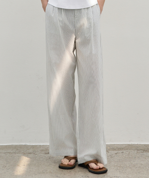 полоска Clean Waist Pants_2Color