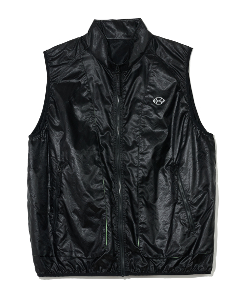 HIDDEN EFFECT LIGHT WIND VEST (BLACK)
