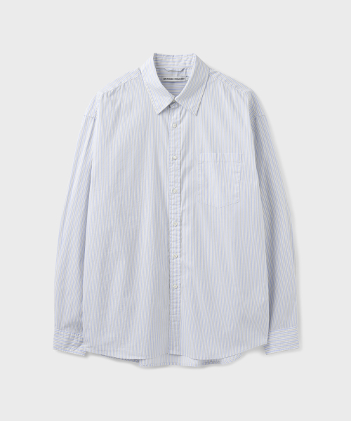 NOBLE STRIPE SHIRT [SKY BLUE]