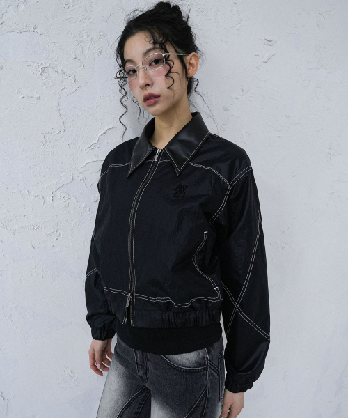 Cool Stitch Glossy Jumper BLACK
