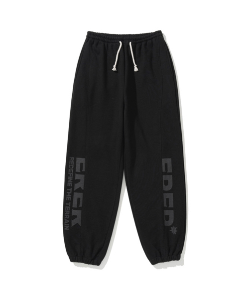 Cutout Detail Sweatpants Black