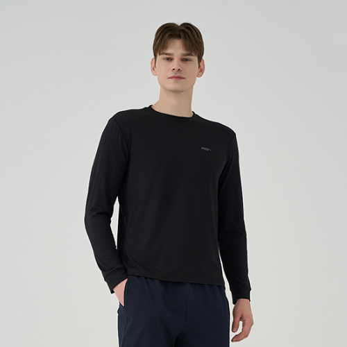 Унисекс лонгслив Essential - Black