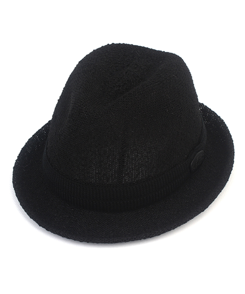 유니버셜 케미스트리 Punk Black Knit Fedora 페도라
