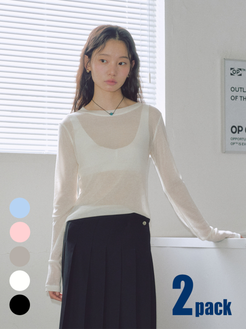 [2PACK]CANDY TENCEL T-SHIRTS