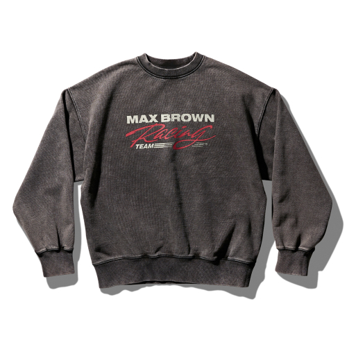 Свитшот Crazy Washing Max Brown Charcoal Black
