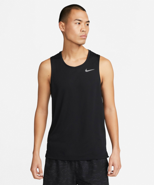 M NK DF MILER TANK - BLACK/(REFLECTIVE SILV)