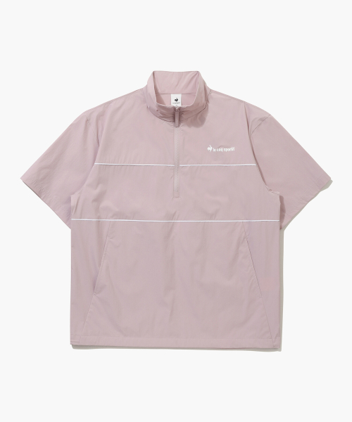 Thinplex стоячий воротник анорак жакет с коротким рукавом Pink QQ223LJK52