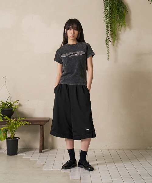 Oval Basketball Mesh Short Black