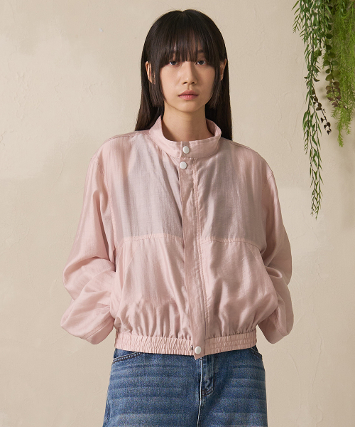 Cloud Sheer Jacket Pink