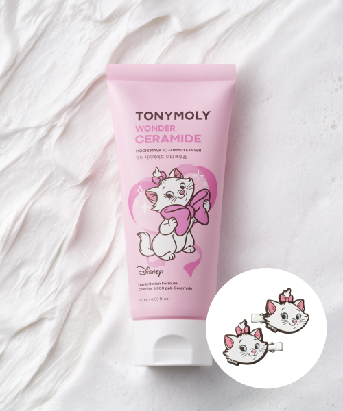 토니모리() [디즈니 마리 콜라보] 원더 세라마이드 모찌 팩투폼 120ml+마리 해어핀 2개 증정 상품 이미지