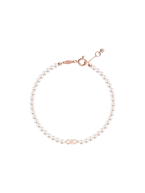 스톤헨지() 14K 로즈골드 진주 팔찌 SA25A69B 상품 이미지