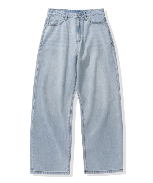 Широкие джинсы_Washed Blue