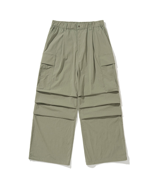 [UN] Lightweight Nylon Carpenter Pants Khaki