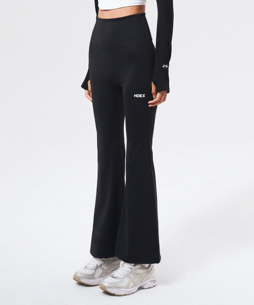 Женские леггинсы буткат Firm Support (Black)